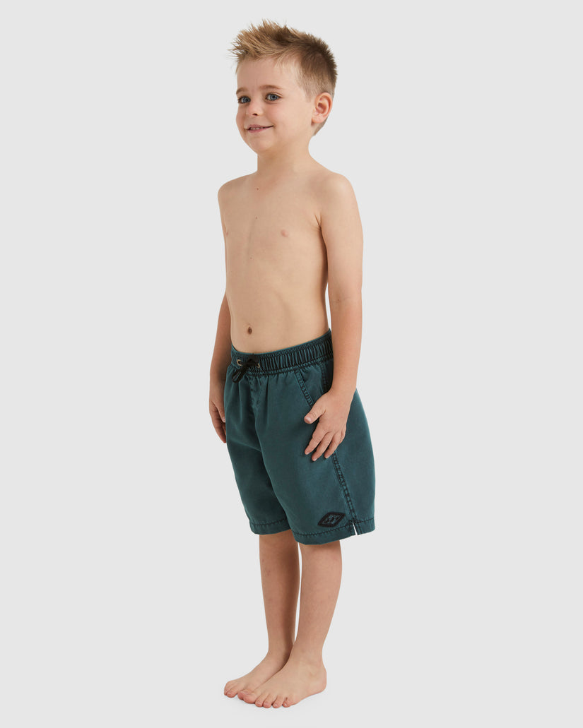 Boys 0-7 All Day Overdye Layback 13" Boardshorts