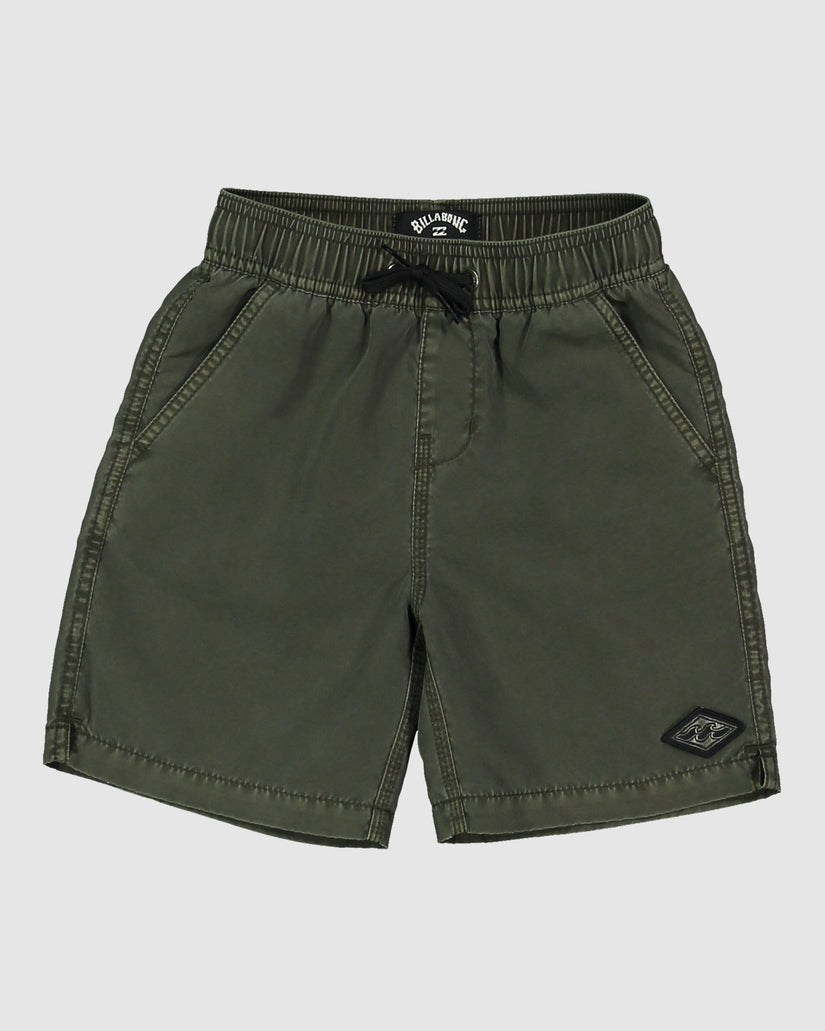 Boys 0-7 All Day Overdye Layback 13" Boardshorts