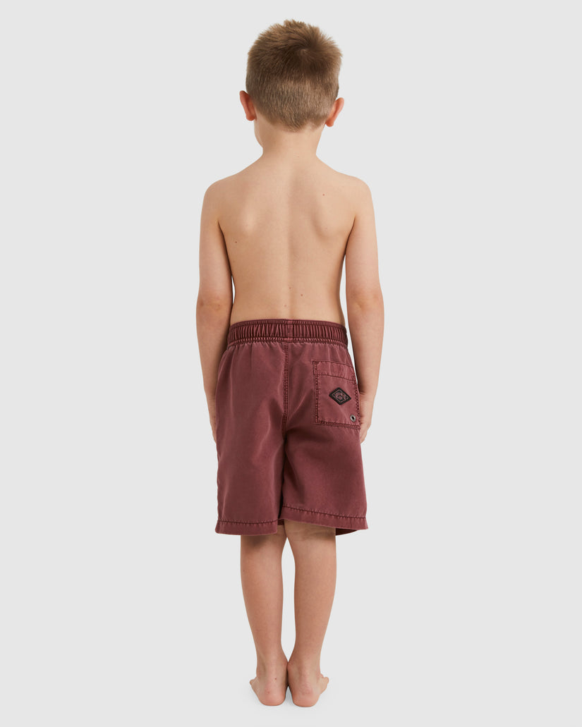 Boys 0-7 All Day Overdye Layback 13" Boardshorts