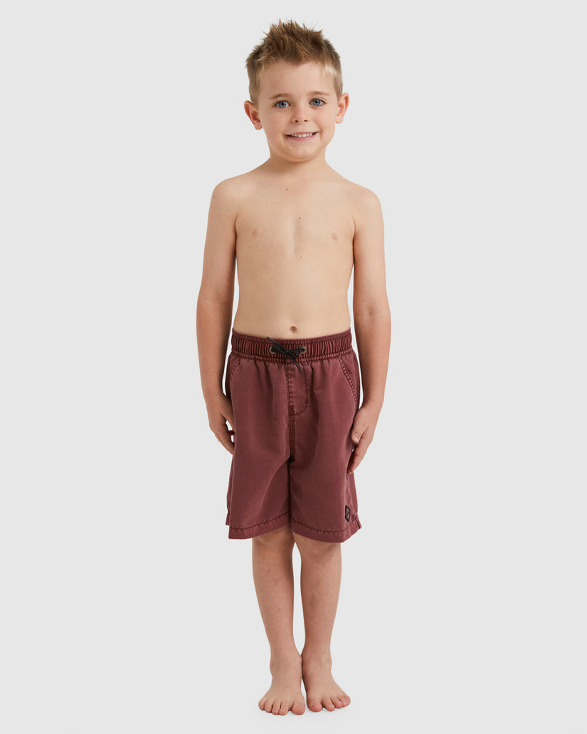 Boys 0-7 All Day Overdye Layback 13" Boardshorts