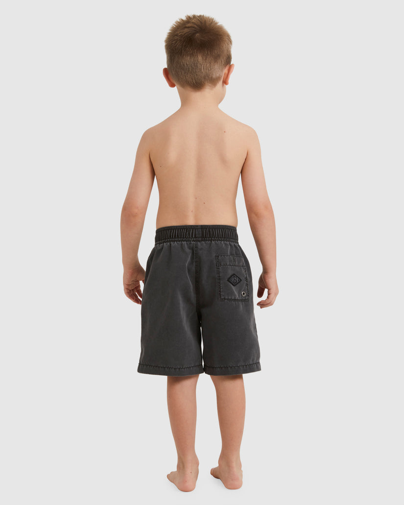 Boys 0-7 All Day Overdye Layback 13" Boardshorts