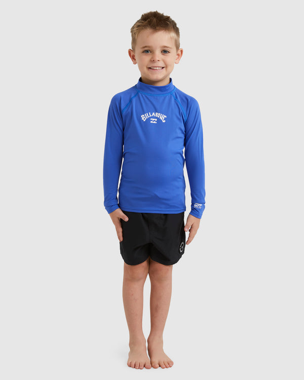 Boys 2-7 All Day Arch Long Sleeve Rash Vest