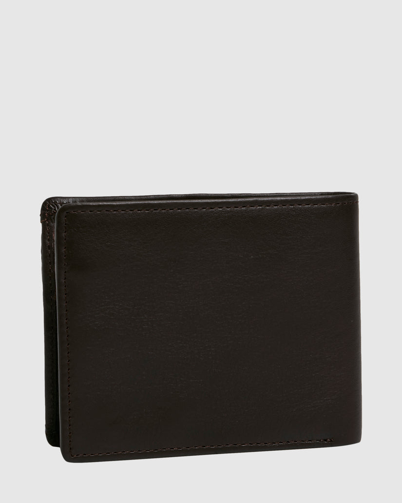 Mens Slim 2 In 1 Leather Wallet