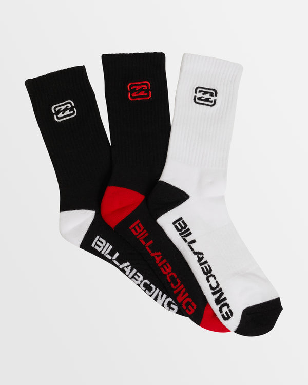 Mens Bracket Wave 3 Pack Socks