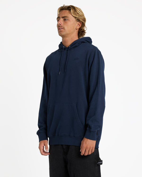 Mens Premium Wave Wash Pullover Hoodie