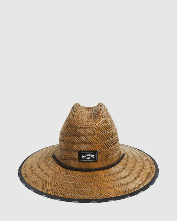 Mens Waves Straw Hat