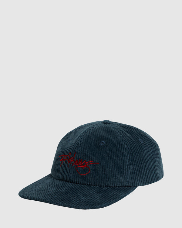 Mens Script Cord Snapback Cap