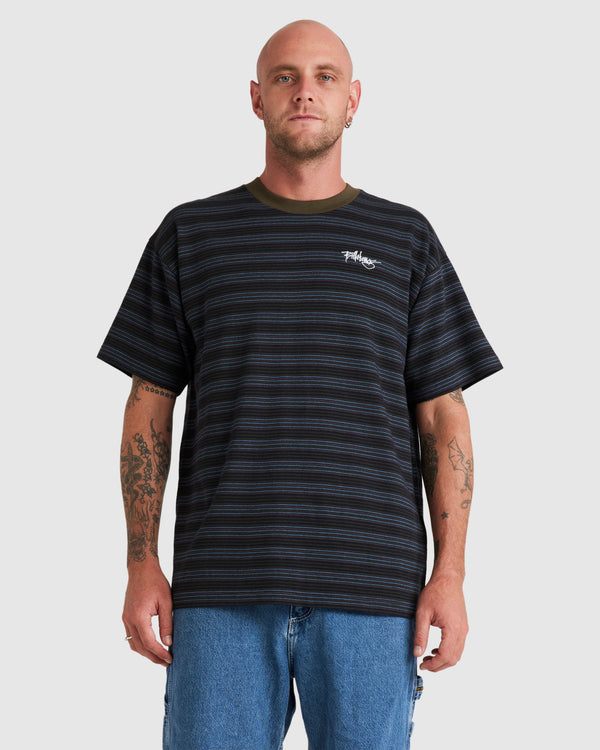 Mens Absense Stripe T-Shirt