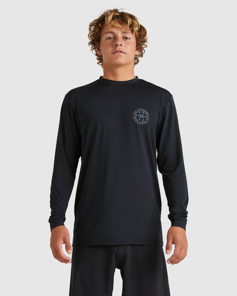 Mens Big Wave Daz Long Sleeve Rash Vest