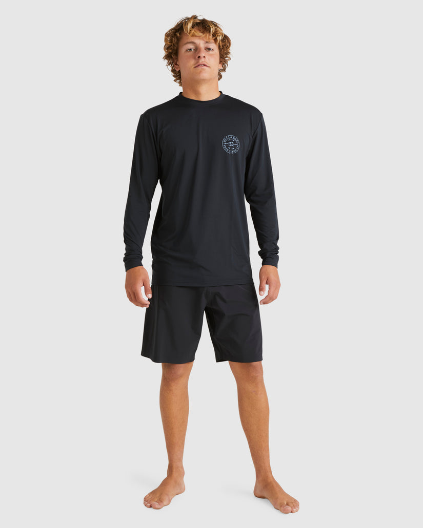 Mens Big Wave Daz Long Sleeve Rash Vest