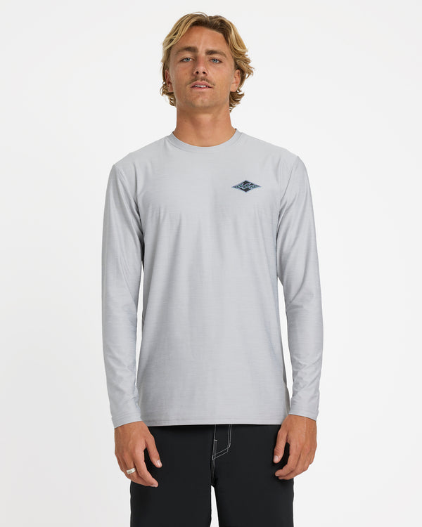 Mens Diamond Shoreline Rash Vest