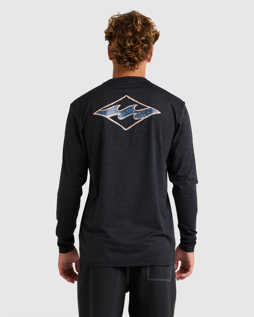 Mens Diamond Shoreline Rash Vest