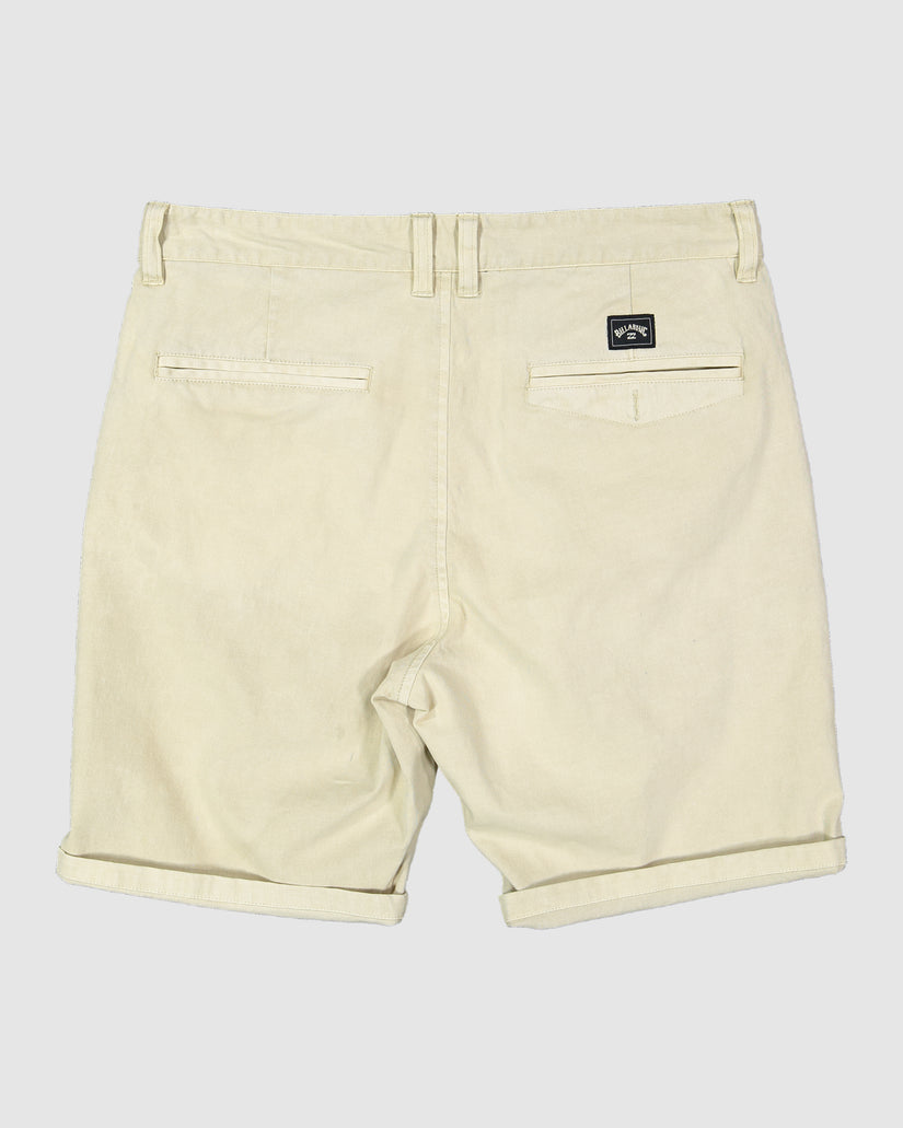 Mens Wave Wash Twill Shorts