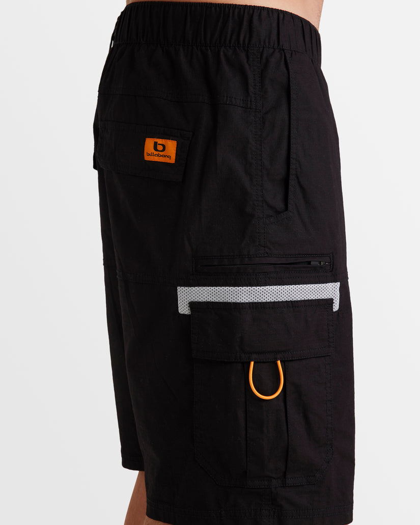 Mens Chrome Cargo Shorts