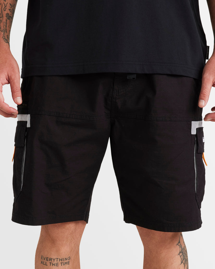 Mens Chrome Cargo Shorts