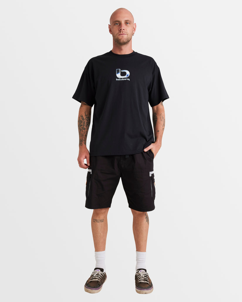 Mens Chrome Cargo Shorts