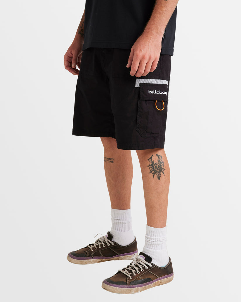 Mens Chrome Cargo Shorts