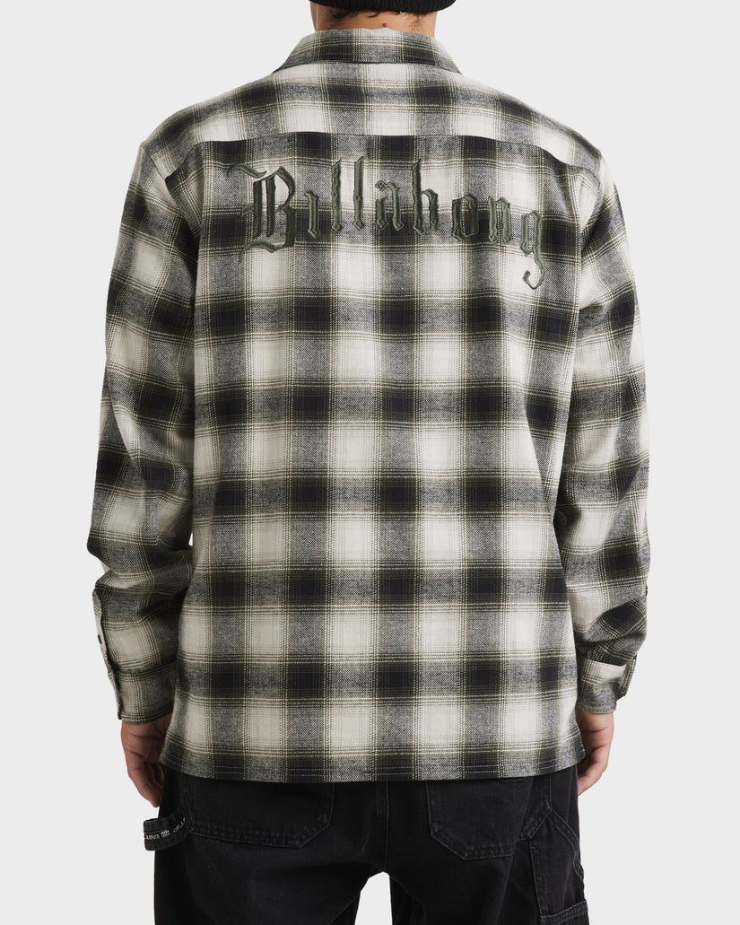 Mens Warped Flannel Shirt