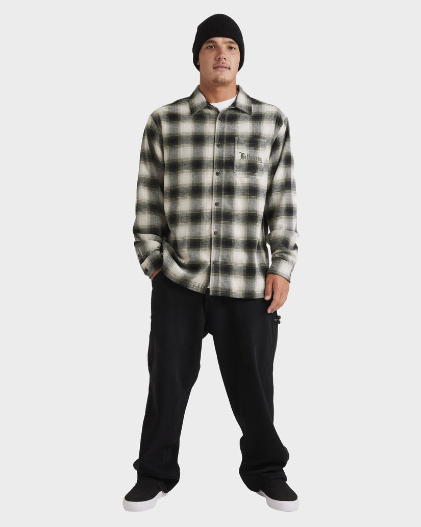 Mens Warped Flannel Shirt