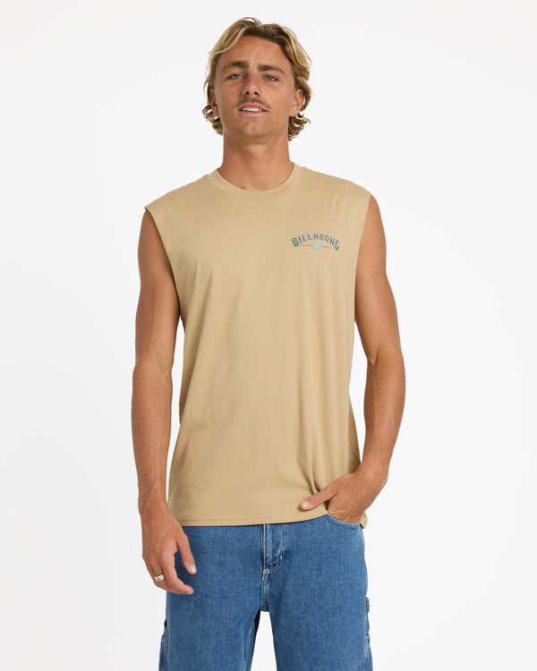 Mens Arch Wave Tank Top